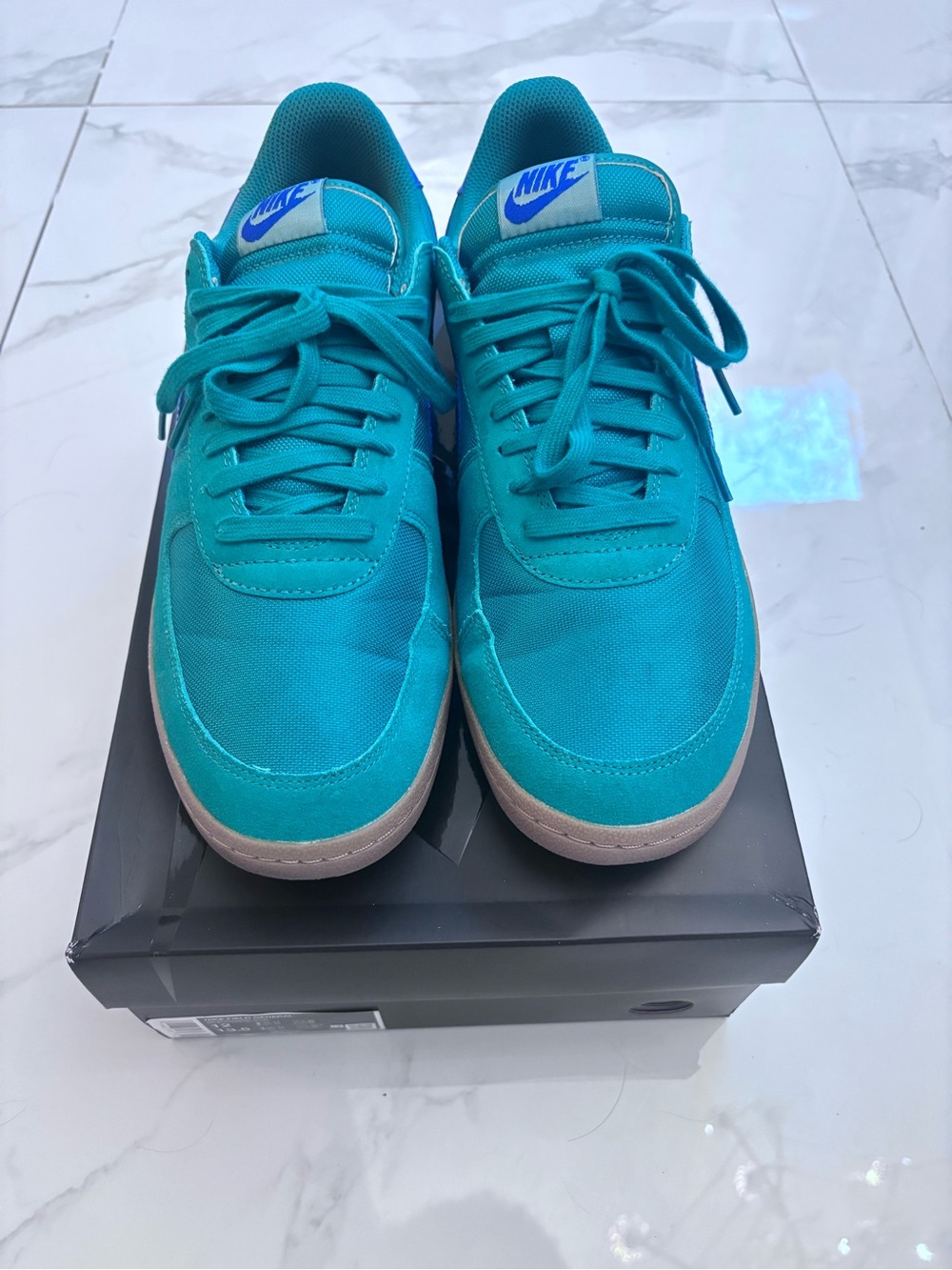 NIKE Sneakers (12, Green, Field General ‘82 ‘Malachite Hyper Royal’)